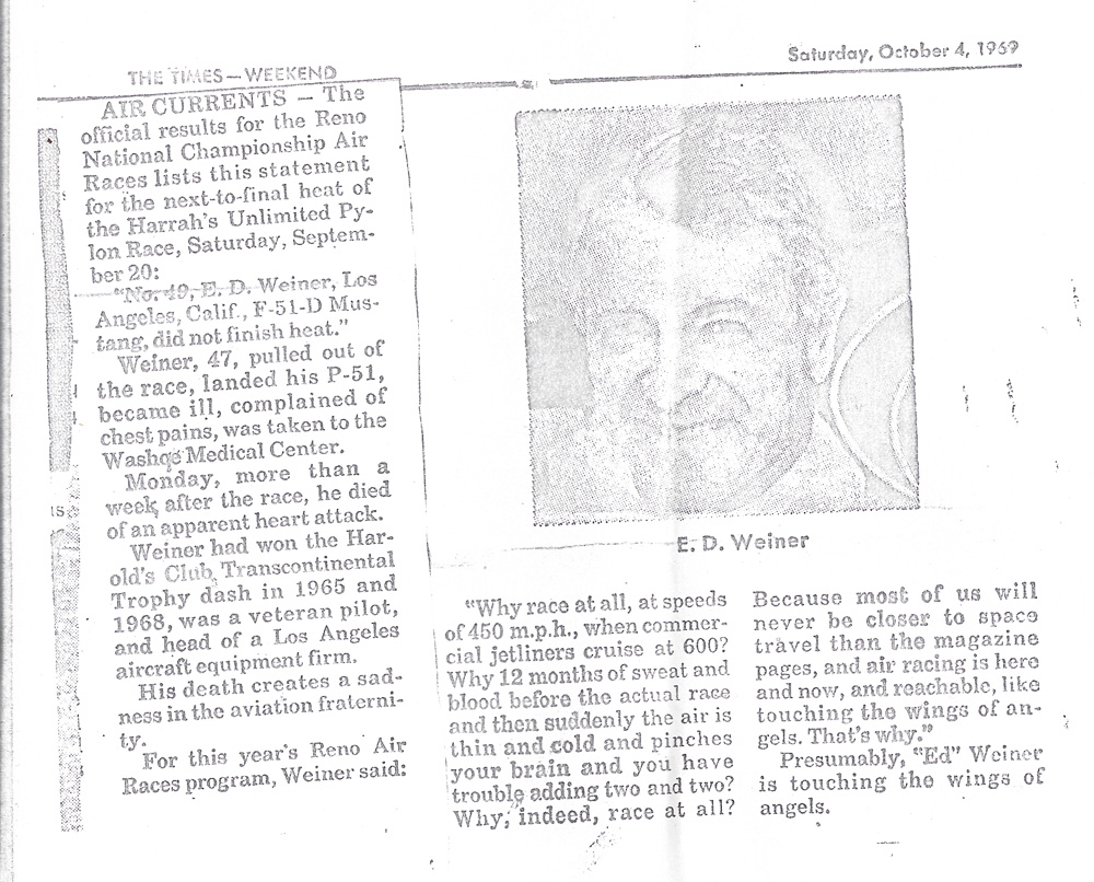 1969s09qq-EDW out of Race Times