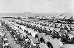 1947s-AC surplus-aircraft engines at kingmanAZ