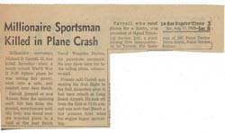 Mike Carroll death News-11Aug 1968